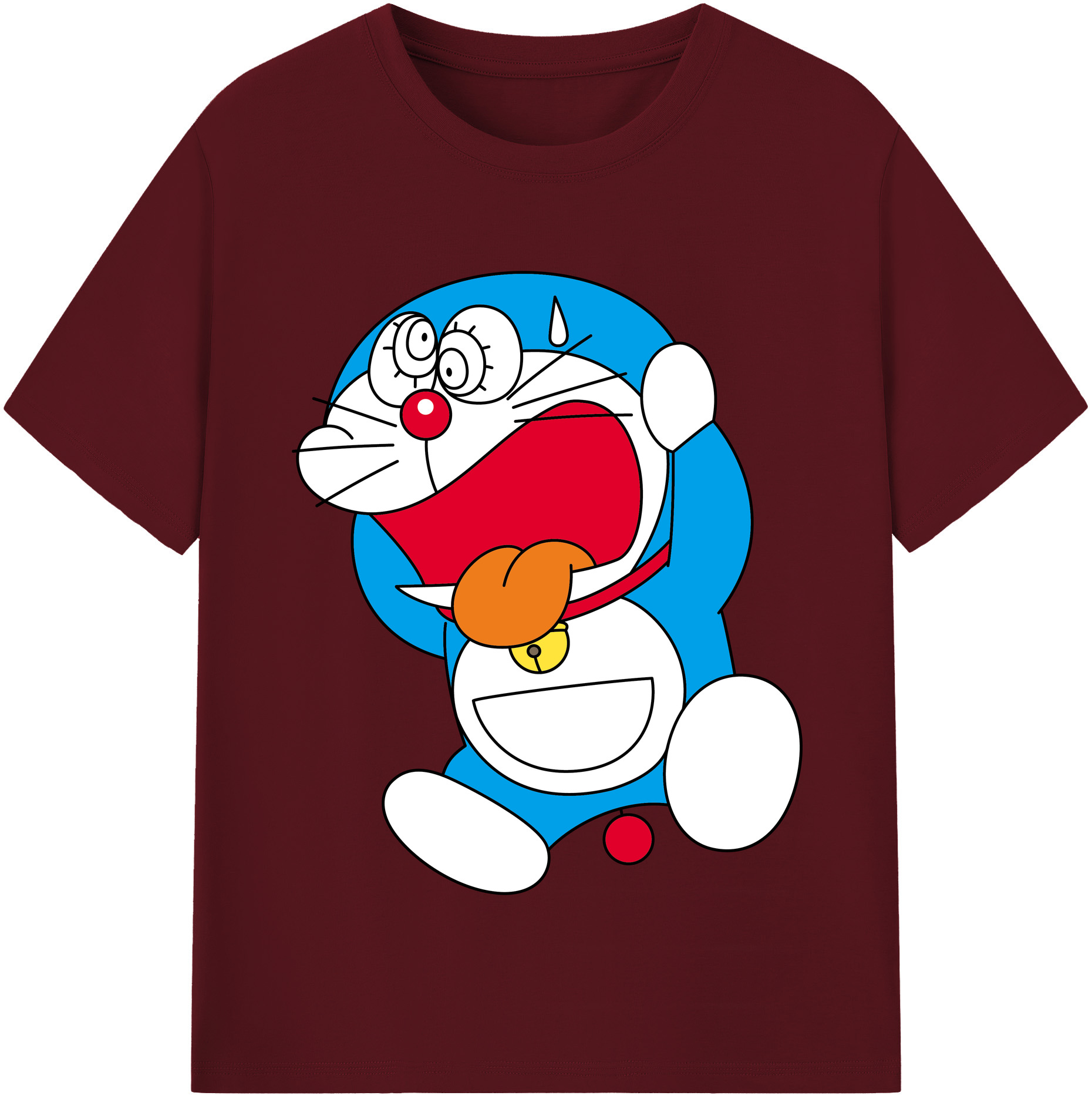 （画像用） ドラえもん Doraemon 綿100％半袖Tシャツ（フロントプリント）
